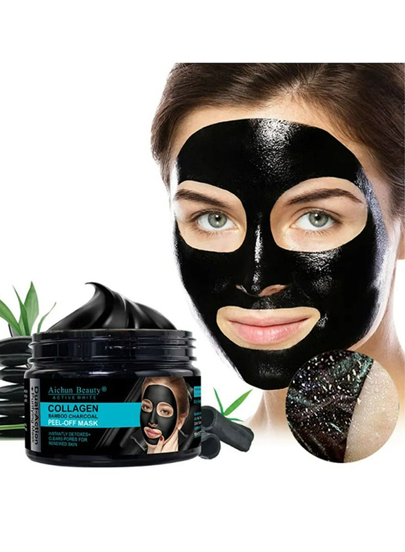 Aichun Beauty Collagen Bamboo Charcoal Peel-Off Mask, 150ml