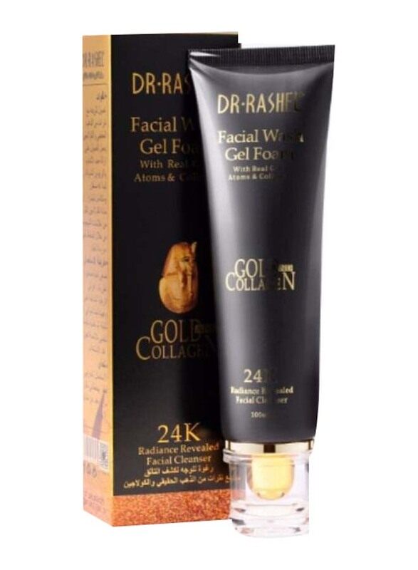 

Dr. Rashel 24K Gold and Collagen Facial Wash Gel Foam, 100ml