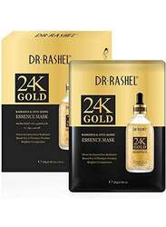 Dr. Rashel 24k Gold Whitening and Tightening Mask, 5 Pieces