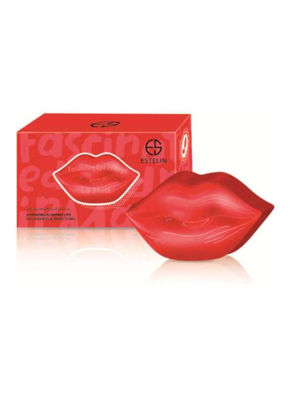 Estelin Fascinating Red Hydrogel Lip Mask, 60gm