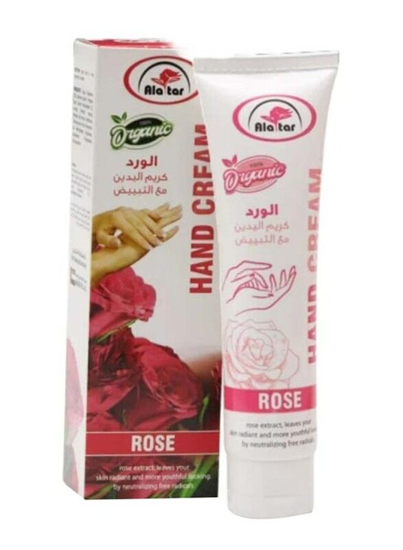

Alattar Whitening Hand Cream with Rose, 100ml