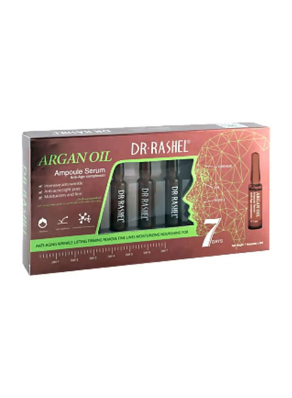 Dr. Rashel Argan Oil Ampoule Anti-Age Complexion Serum Set, 7 x 2ml