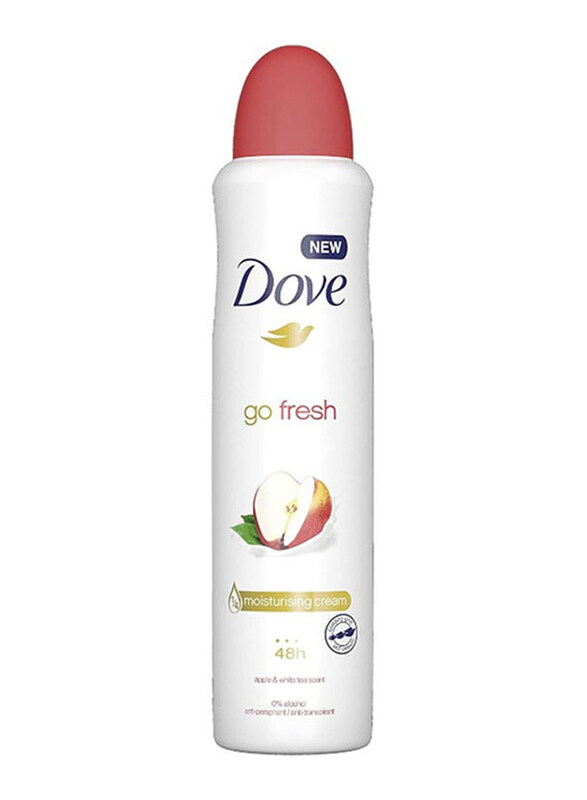 

Dove Go Fresh Moisturising Cream Apple And White Tea Deodorant Spray, 250ml