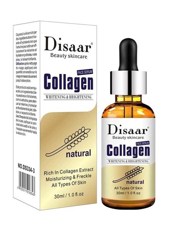 Disaar Natural Collagen Whitening & Moisturizing Face Serum, 2 x 30ml