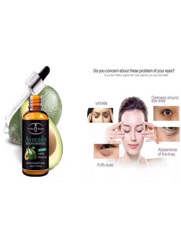 Aichun Beauty Avocado Whitening and Brightening Face Serum, 30ml