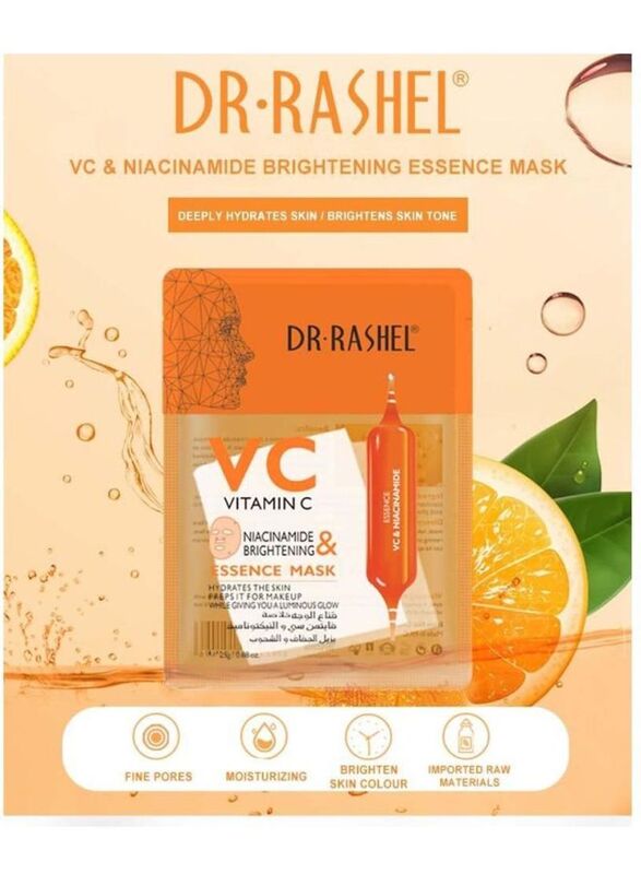 Dr. Rashel Vitamin-C And Niacinamide And Brightening Essence Mask, 25gm