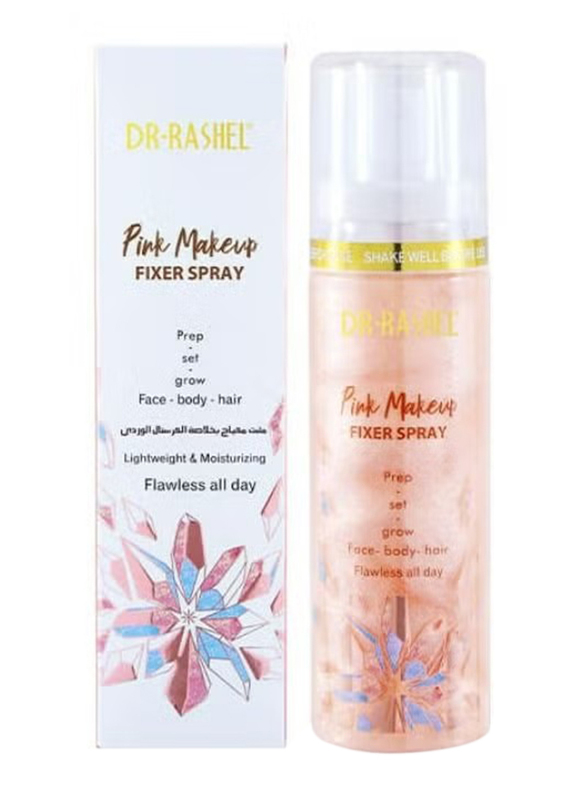 Dr. Rashel Lightweight & Moisturizing Pink Makeup Fixer Spray, 100ml