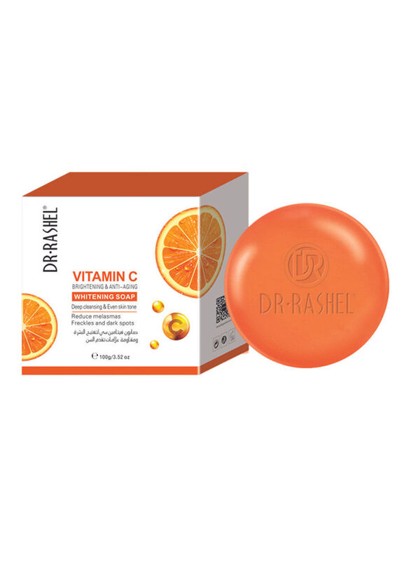 Dr Rashel Vitamin C Brightening and Anti-Aging Whitening Soap, 100gm