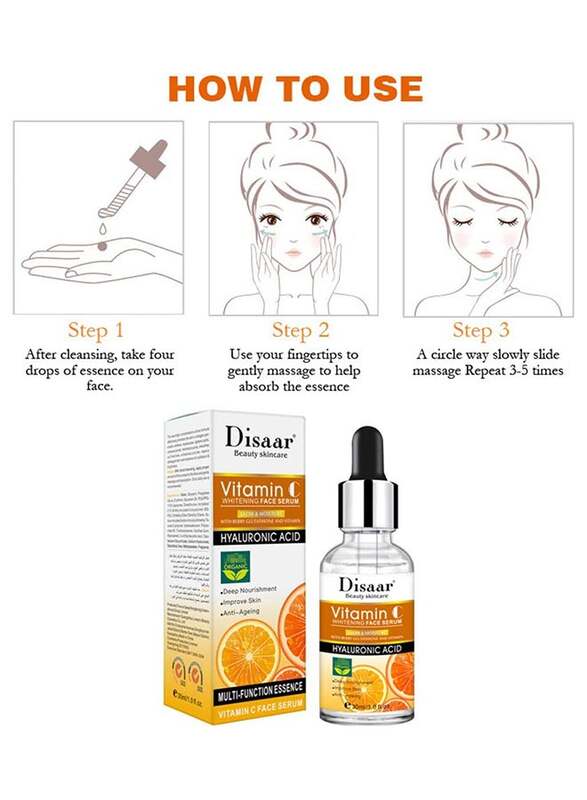 Disaar Vitamin C Hyaluronic Acid Face Serum, 30ml