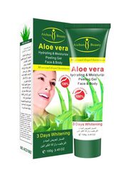 Aichun Beauty Aloe Vera Hydrating And Moisturizing Face And Body Peeling Gel, 3.4oz