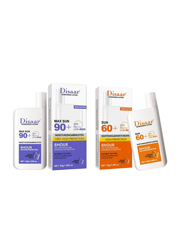 Disaar Sunscreen Lotion, 2 x 100gm