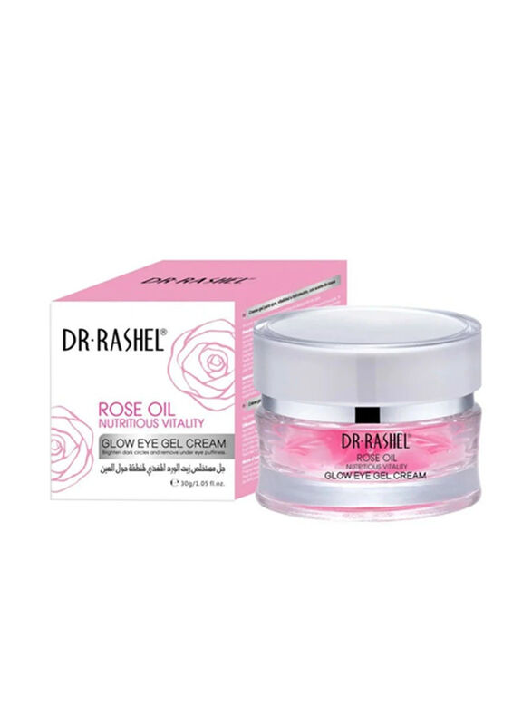 Dr Rashel Rose Oil Nutritious Vitality Glow Eye Gel Cream, 30g