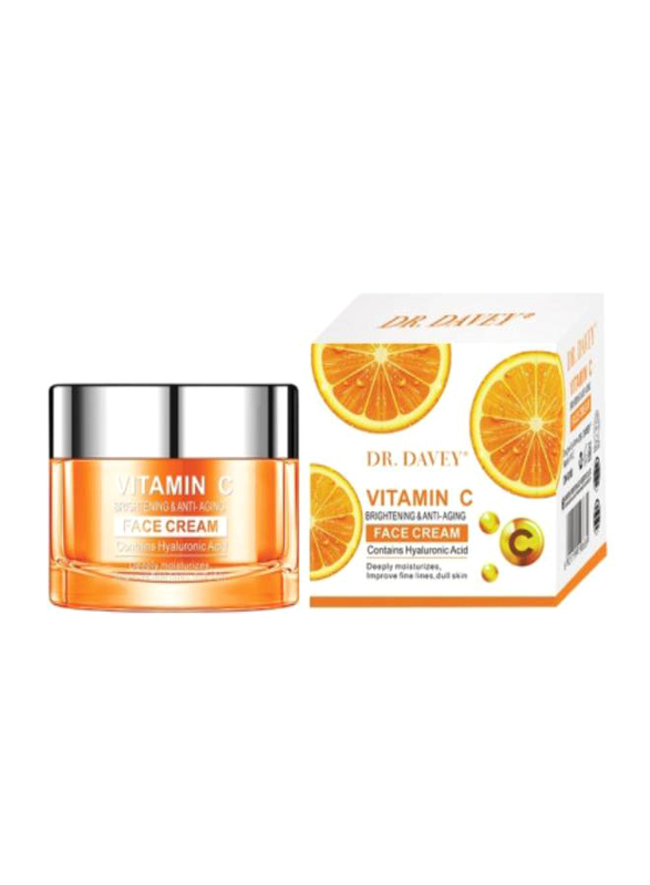 Dr. Davey Vitamin C Face Cream And Facial Serum Clear, 30ml+ 50gm, 2 Pieces