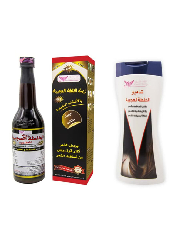 Kuwait Shop Mix Curiosities Oil and Shampoo Set, 2 x 450 ml