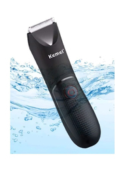 Kemei Professional Body Hair Trimmer, KM-1838, Black