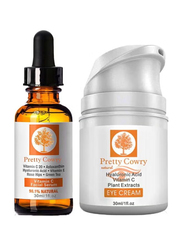 Pretty Cowry Vitamin C 30 Facial Serum And Eye Cream Kit