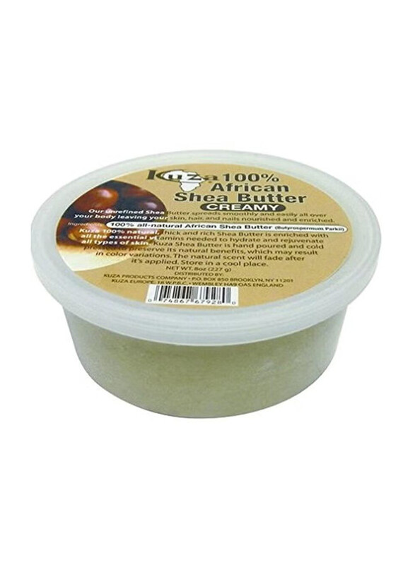 

Kuza 100% Pure African Shea Butter with Borututu White Creamy, 227g