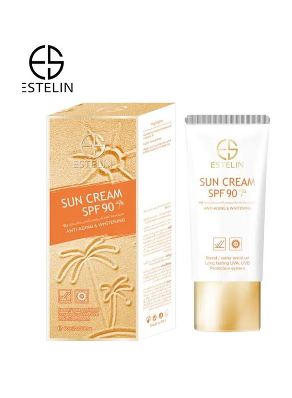 Estelin Sunscreen and Moisturizing Cream, 2 Pieces