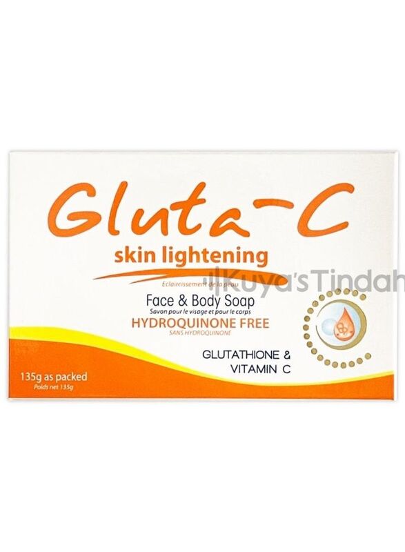 Gluta C Skin Lightening Face And Body Soap, 2 x 135g