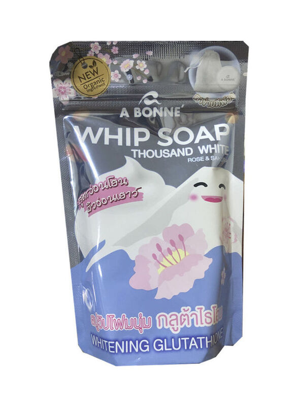 A Bonne Whip Soap Thousand White Rose Sakura, 100gm