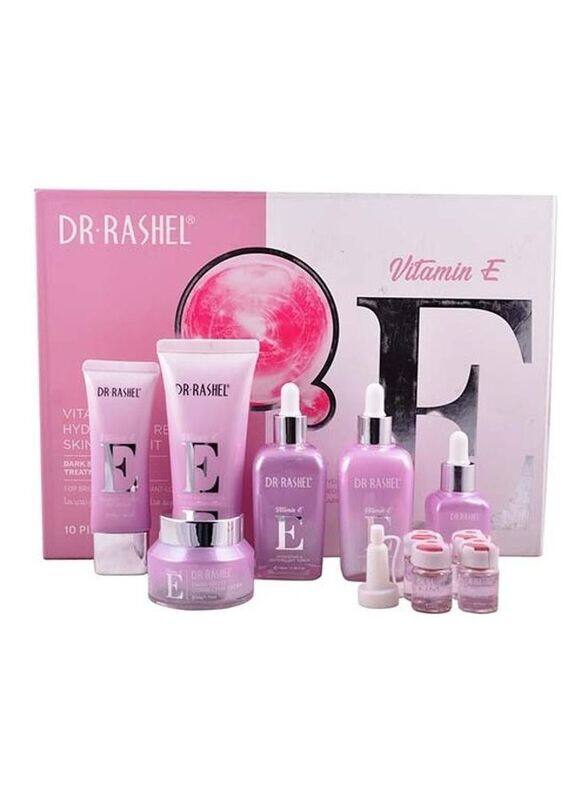 

Dr. Rashel Vitamin E Fade Dark Spots and Hydrating Skin Care Set, 25gm, 10 Pieces