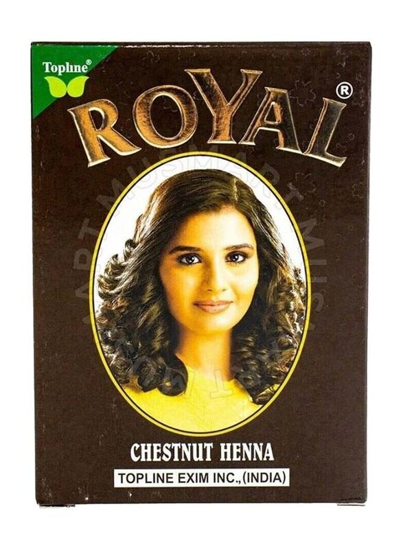 

Royal Henna Hair Colour, 60gm, Chestnut