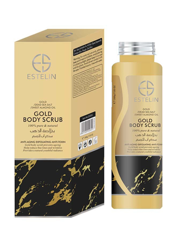 Estelin Gold Body Scrub, 200gm