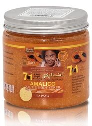 Amalico 7-in1 Papaya Face & Body Scrub, 580ml