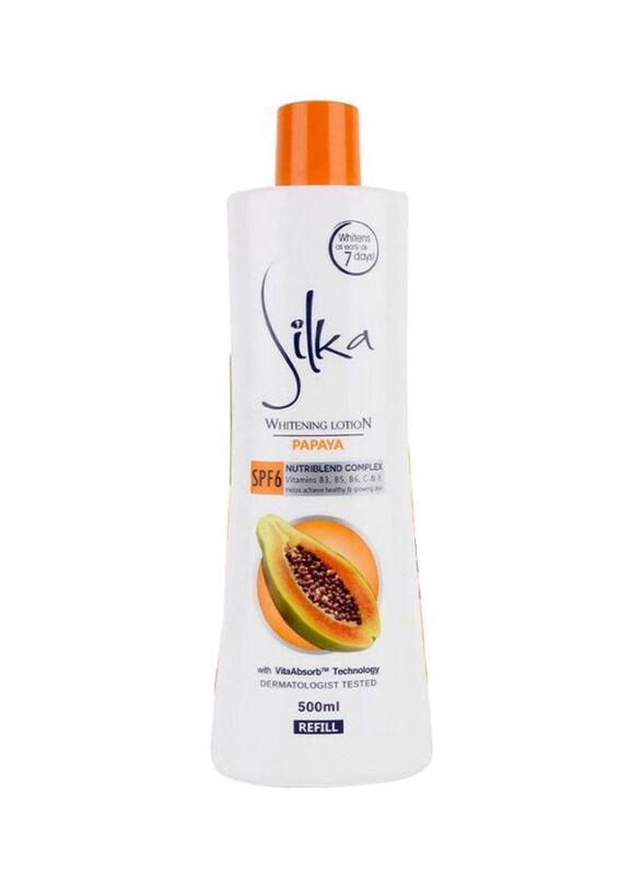 

Silka Papaya Whitening Lotion, 500ml