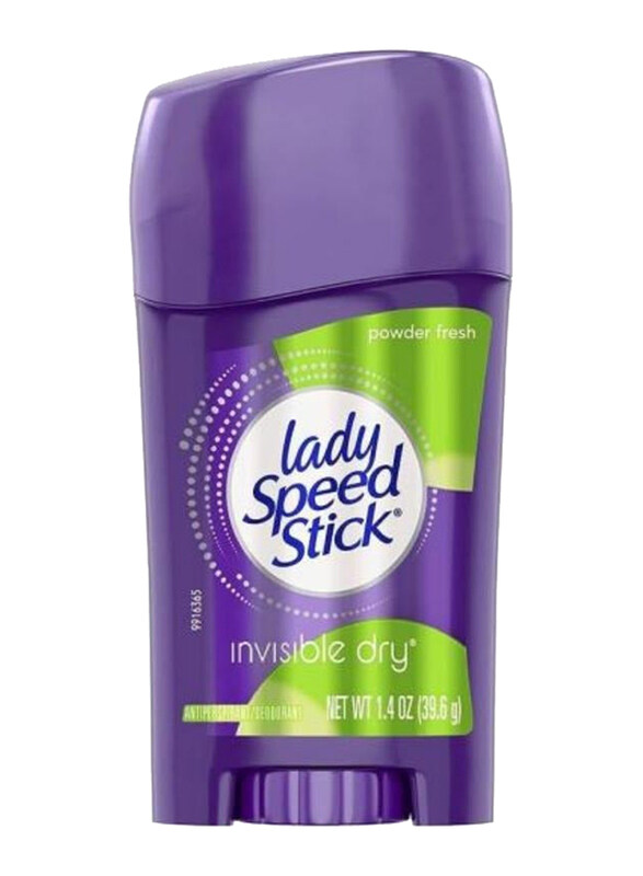 

Lady Speed Stick Invisible Dry Antiperspirant & Deodorant Powder Fresh, 1.4oz, Purple