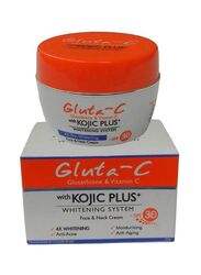 Gluta-C Glutathione & Vitamin C with Kojic Plus Whitening Face & Neck Cream, 25gm