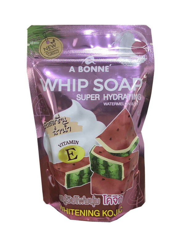 A Bonne Watermelon and Vitamin E Super Hydrating Whip Soap, 100gm