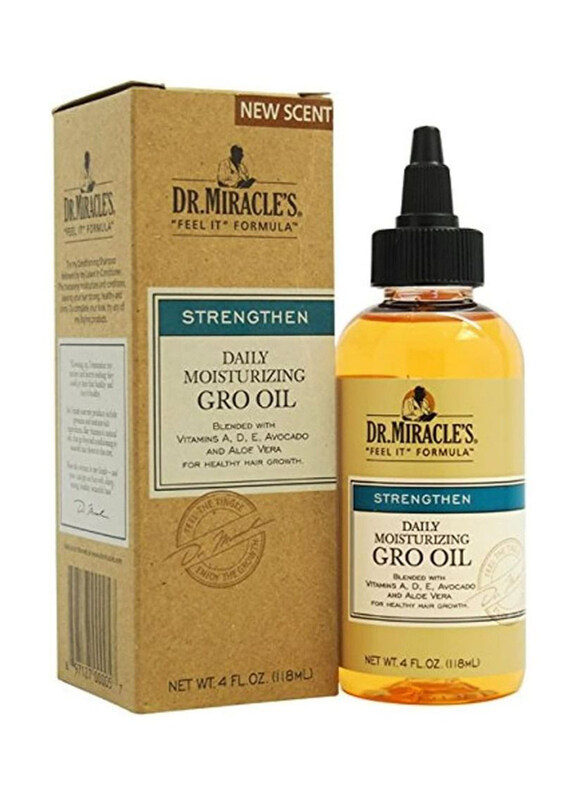

Dr. Miracle'S Strengthen Daily Moisturizing Gro Oil for All Hair Type, 118ml