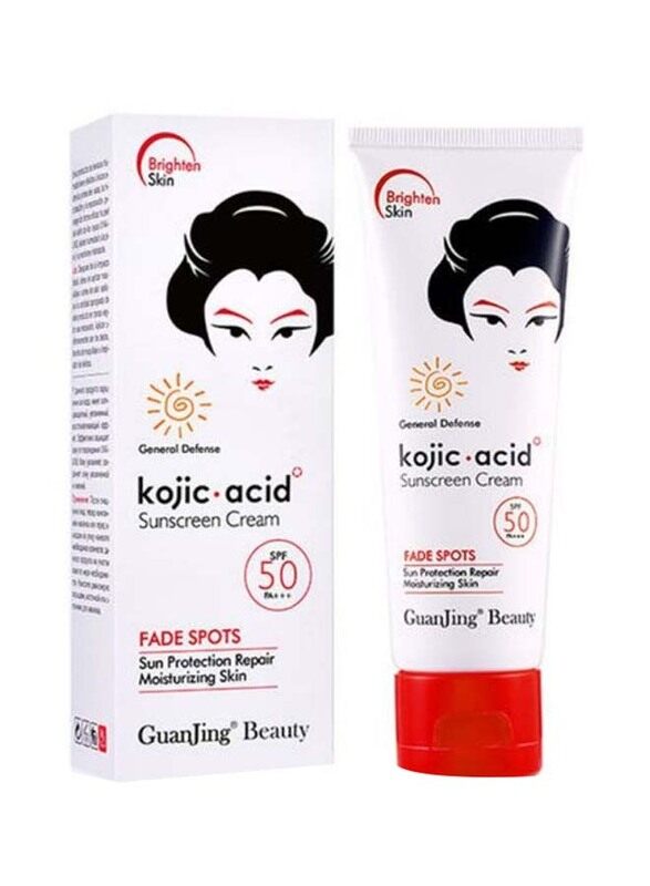 

Guanjing Kojic Acid SPF50 Sunscreen, 80 gm