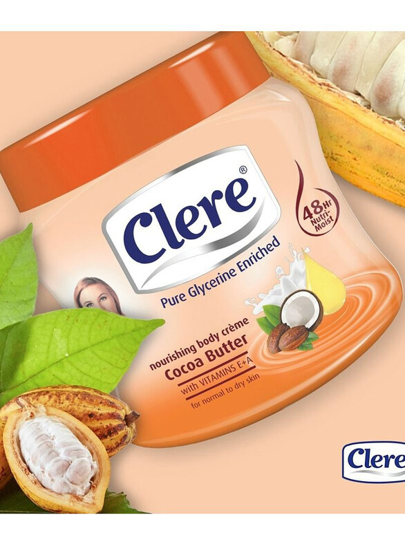 

Clere Cocoa Butter Smoothing Cream, 500ml