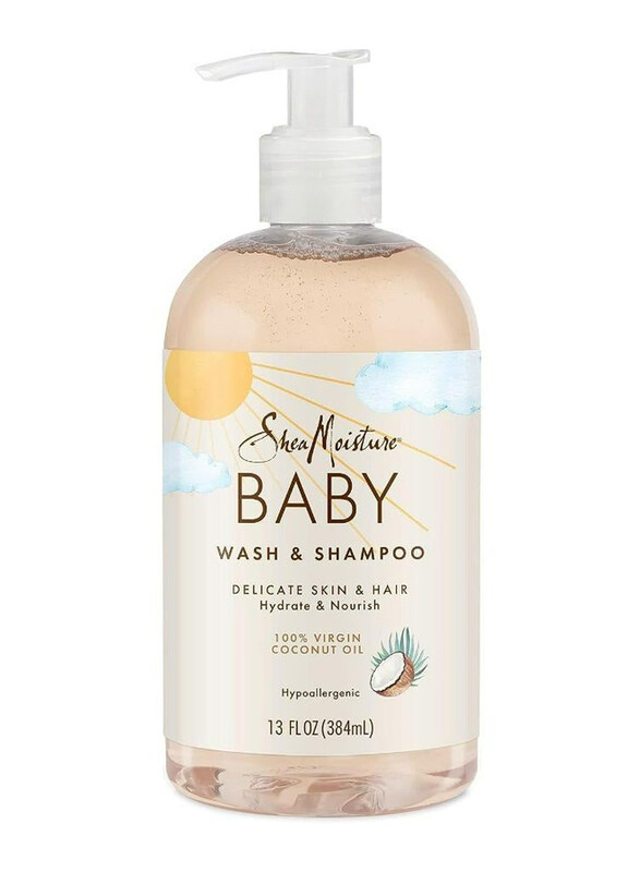 

Shea Moisture 384ml 100% Virgin Coconut Oil Baby Wash & Shampoo for Kids
