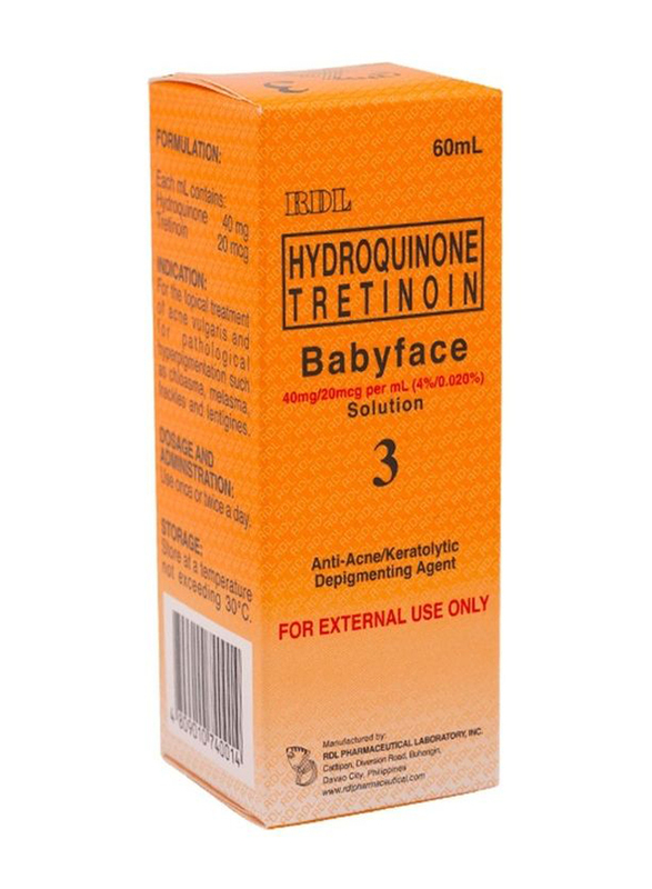 RDL Babyface Anti-Acne Depigmenting Agent Set, 3 x 60ml