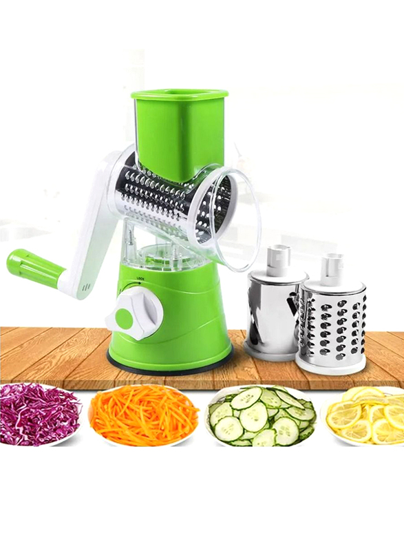 Vegetable Cutter Multi-Function Rotary Grater, Multicolour
