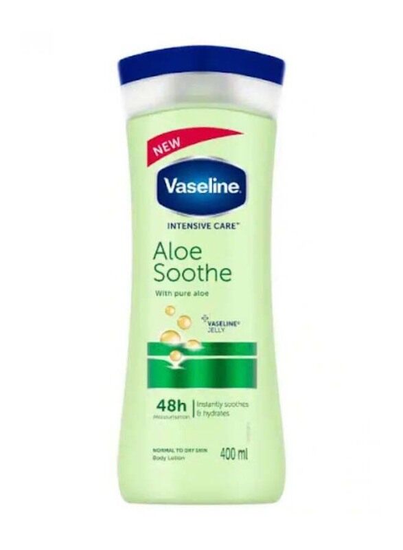 

Vaseline Intensive Care Aloe Soothe 48h Moisturising Body Lotion, 400ml