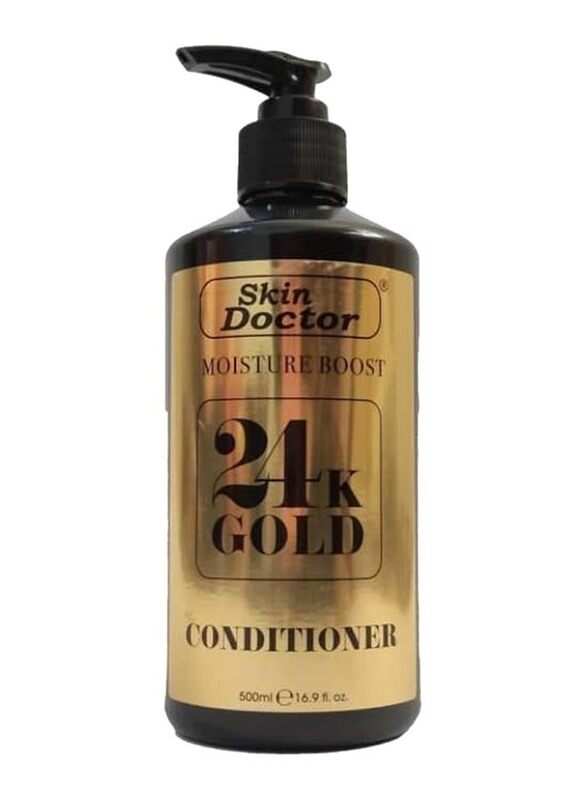 

Skin Doctor Moisture Boost 24k Gold Conditioner for All Hair Types, 500ml