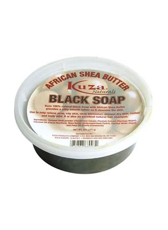 

Kuza African Shea Butter Black Soap Body Cleanser Moisturiser and Natural Herbal Conditioning Shampoo, 226g