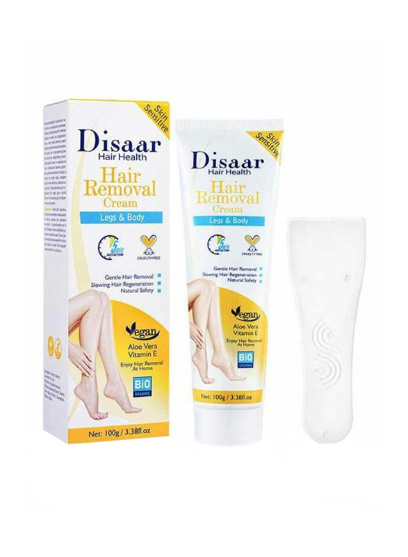 Disaar Aloe Vera & Vitamin E Extract Hair Removal Cream, 100gm