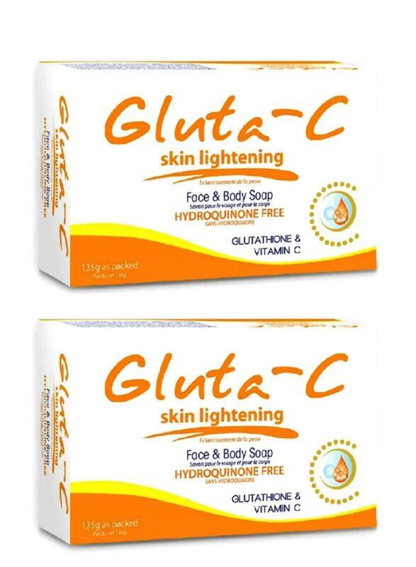 

Gluta C Skin Lightening Face & Body Soap, 2 x 135g