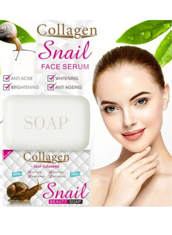 

Collagen Snail Whitening Soap, 100g