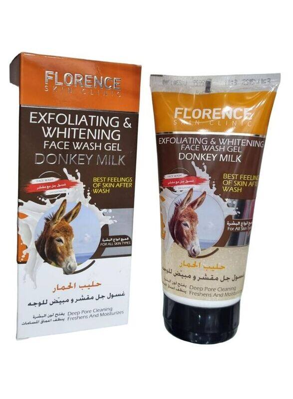 

Florence Exfoliating Whitening Donkey Milk Face Wash Gel