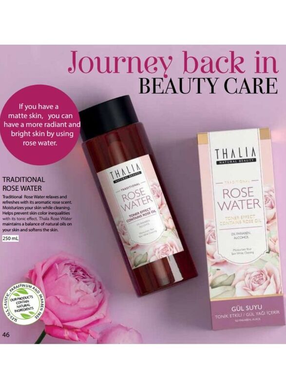 Thalia Traditional Rose Water with Purifying Effect, 250ml