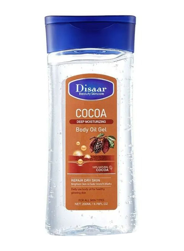 Disaar Cocoa Deep Moisturizing Body Oil Gel, 200ml