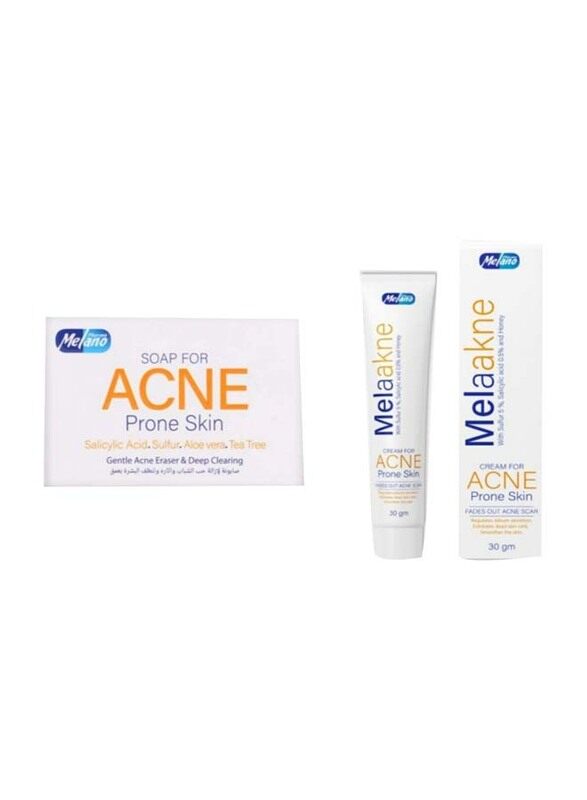 

Melano Acne Melaakne Cream & Soap, 2 Pieces