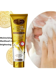 Aichun Beauty Facial Cleanser Moisturizing Brightening 24K Gold Face Wash Cleanser, 100ml