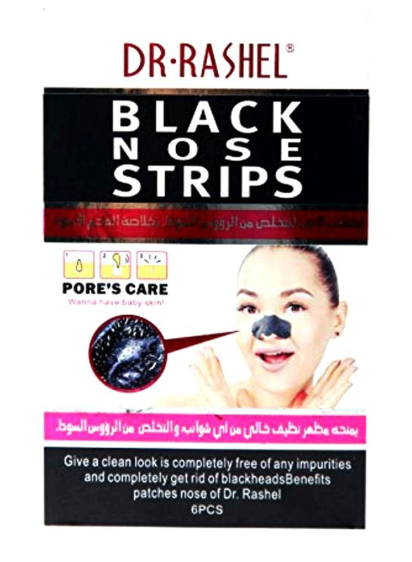 Dr. Rashel Black Nose Strips, 6 Pieces